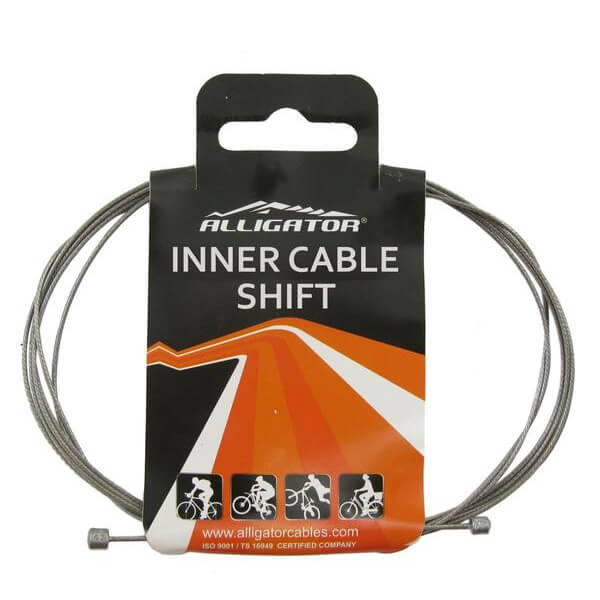 Alligator 1.1 x 2000mm Stainless Steel Shift Cable - TheBikesmiths