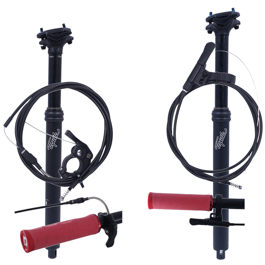 31.6 Bike Travel or 30.9 – The or MTB 100mm Seatpost Dropper w/Remote 1 ZOOM Bikesmiths