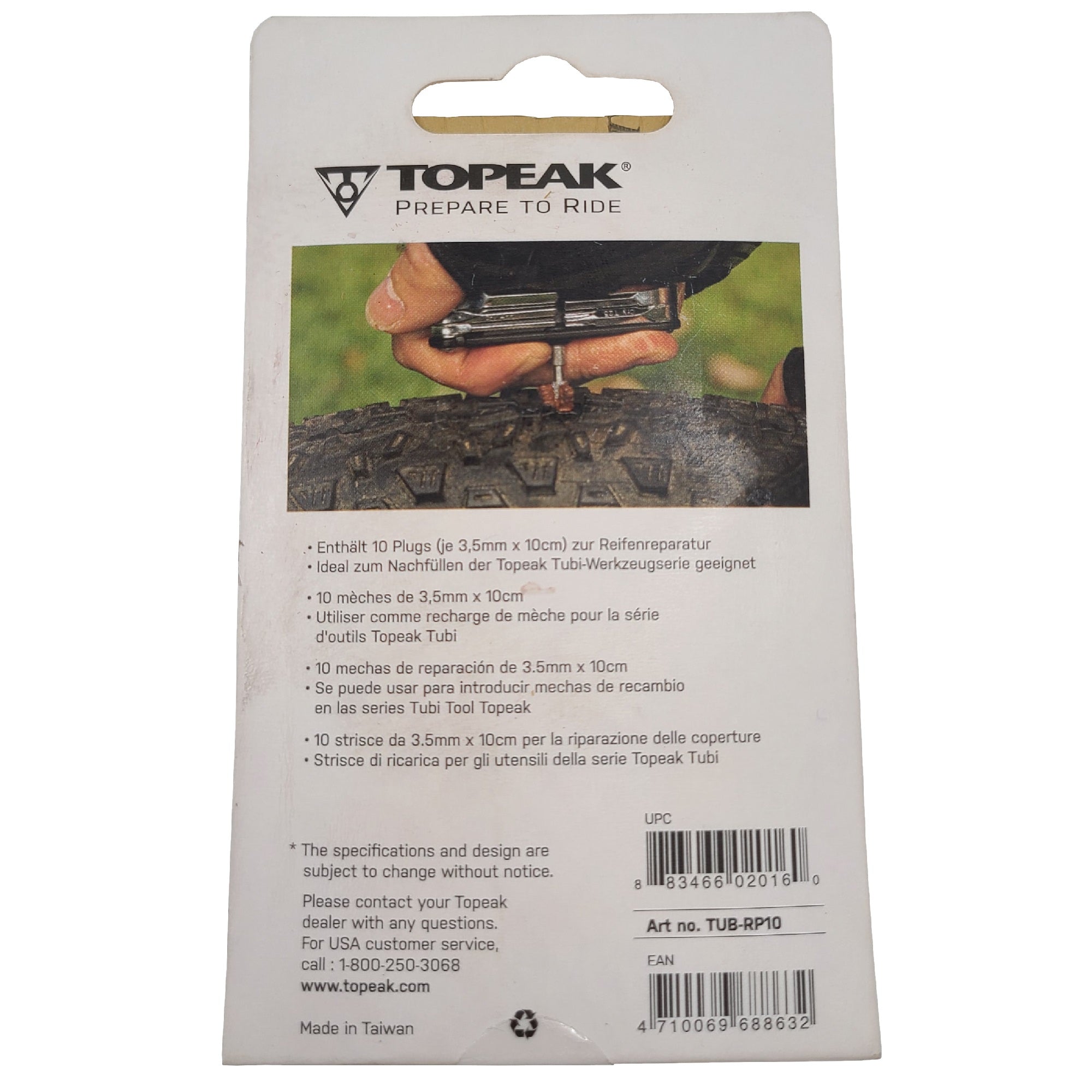 Topeak TUB-RP10 Tubi Repair Plugs - The Bikesmiths